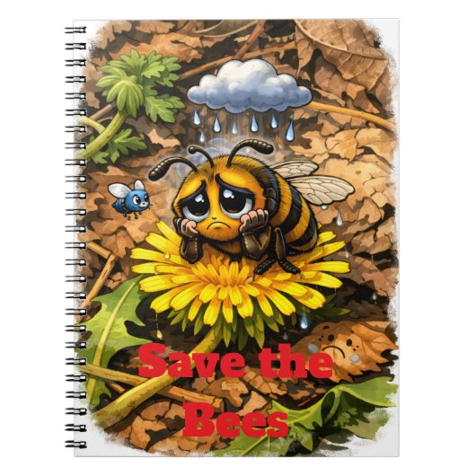 Save the Bees Notizblock (Vorderseite)