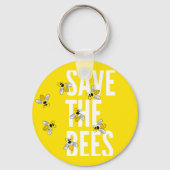 Save The Bees Schlüsselanhänger (Vorderseite)