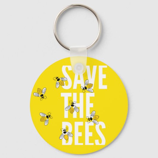 Save The Bees Schlüsselanhänger (Vorderseite)