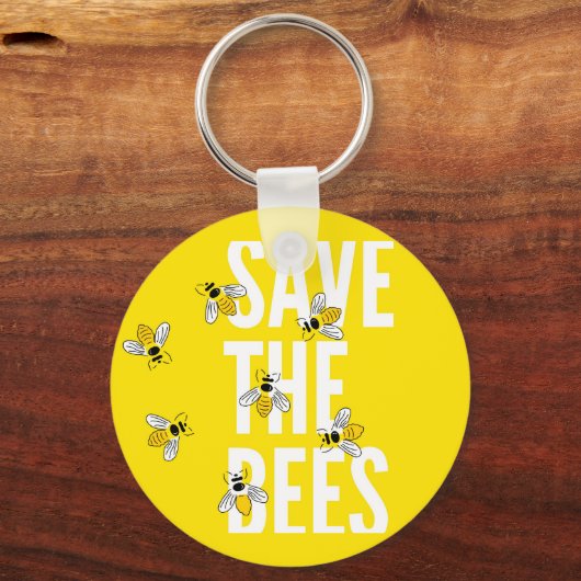 Save The Bees Schlüsselanhänger (Vorderseite)