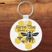 Save The Bees Schlüsselanhänger (Vorderseite)