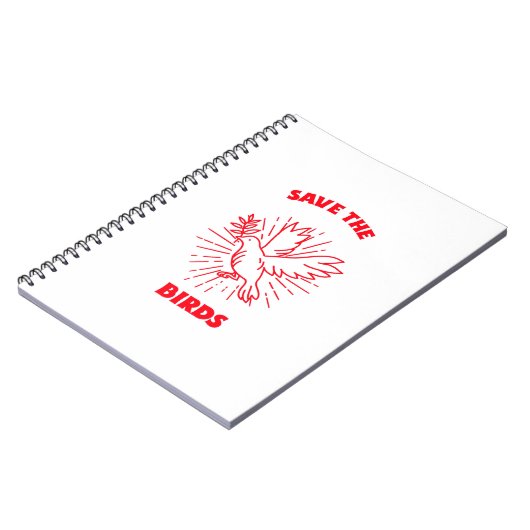 Save the birds notizblock (Linke Seite)