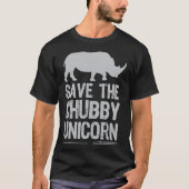 Save The Chubby Unicorn - Grey Classic T-Shirt (Vorderseite)