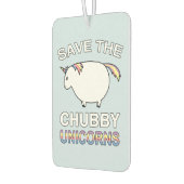 Save The Chubby Unicorns Autolufterfrischer (Links)