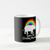 Save The Chubby Unicorns Kaffeetasse (VorderseiteRechts)