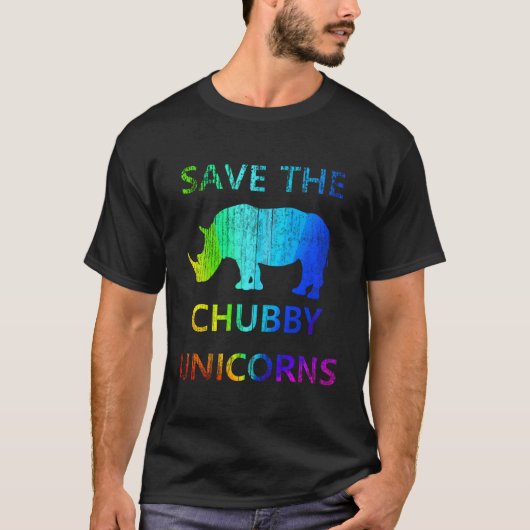 Save The Chubby Unicorns T-Shirt (Vorderseite)