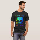 Save The Chubby Unicorns T-Shirt (Vorne ganz)