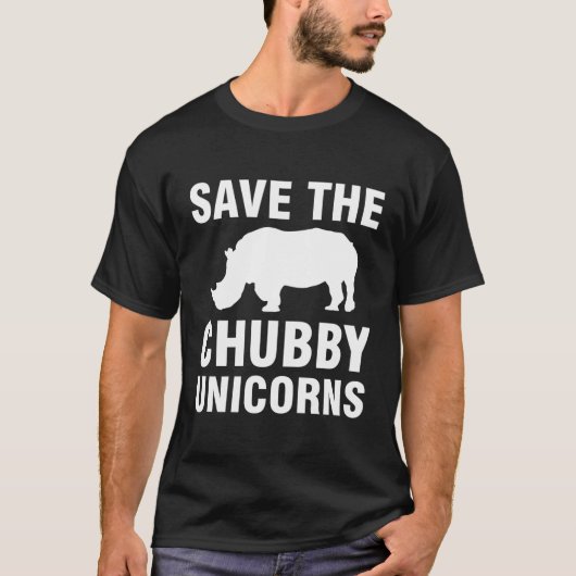Save The Chubby Unicorns T-Shirt (Vorderseite)