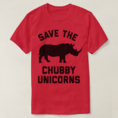 Save the Chubby Unicorns T-Shirt (Design vorne)