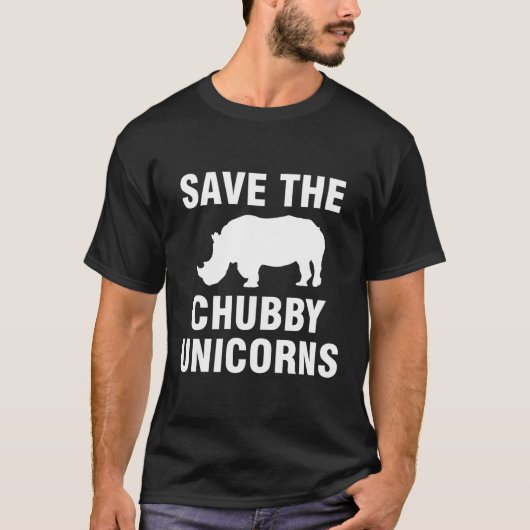 Save The Chubby Unicorns T-Shirt (Vorderseite)