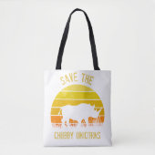 Save the Chubby Unicorns Tasche (Vorderseite)