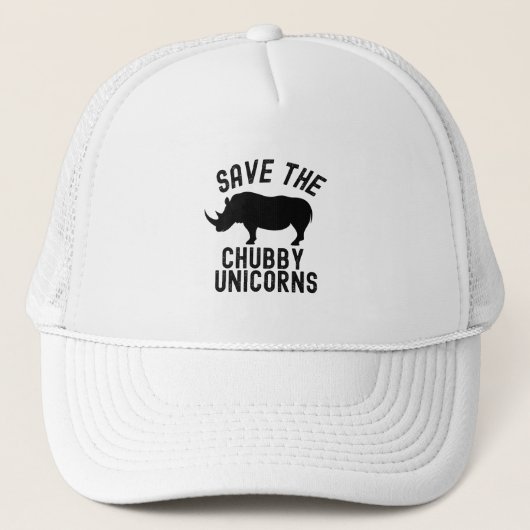 Save The Chubby Unicorns Truckerkappe (Vorderseite)