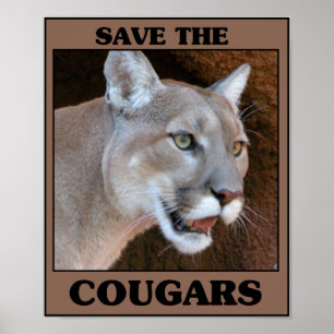 Save the Cougar Poster