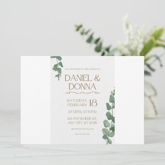 Save the Date (Stehend Vorderseite)