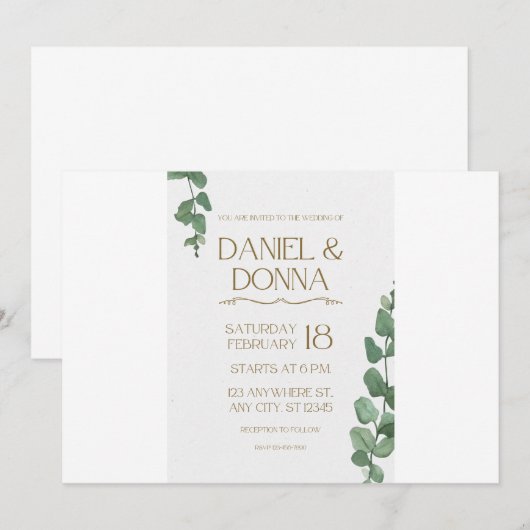 Save the Date (Vorne/Hinten)