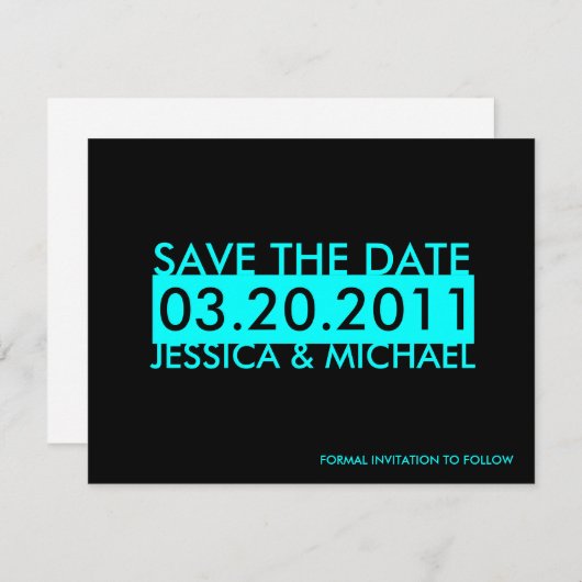 Save the Date (Vorne/Hinten)