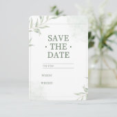 Save the Date (Stehend Vorderseite)