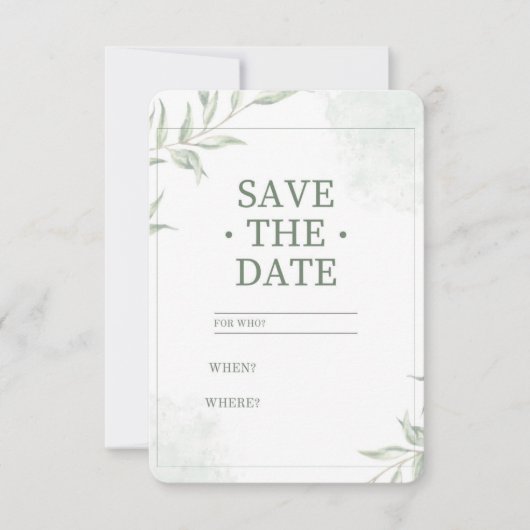 Save the Date (Vorderseite)