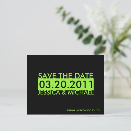 Save the Date (Stehend Vorderseite)