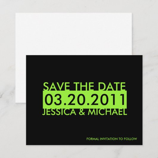 Save the Date (Vorne/Hinten)