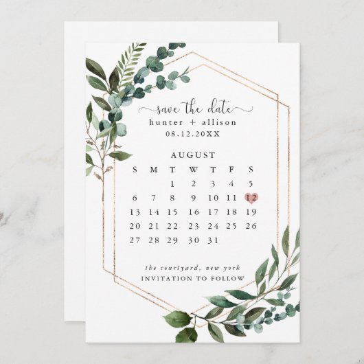 Save the Date (Vorne/Hinten)