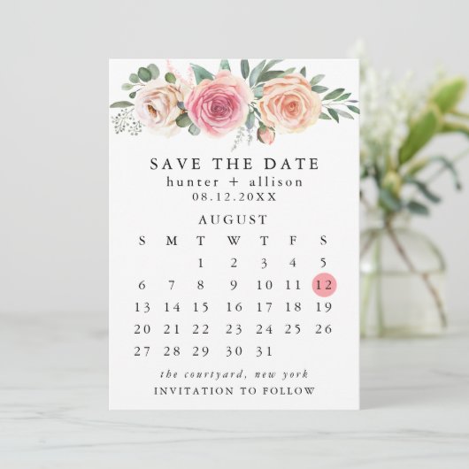 Save the Date (Stehend Vorderseite)