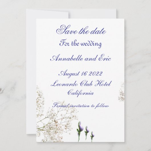 Save the Date (Vorderseite)