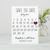 Save the Date (Stehend Vorderseite)