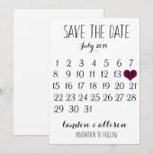 Save the Date (Vorne/Hinten)