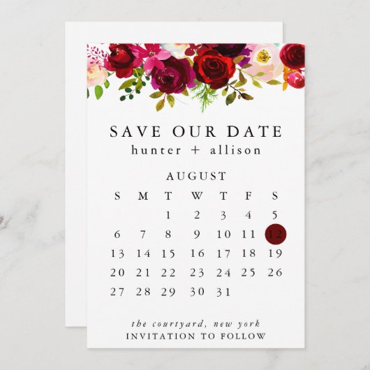 Save the Date (Vorne/Hinten)