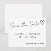 Save the Date (Vorne/Hinten)