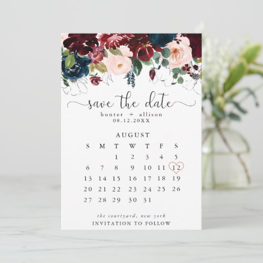 Save the Date (Stehend Vorderseite)