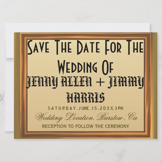 Save The Date (Vorderseite)