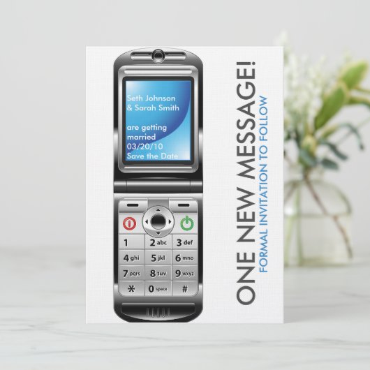 Save the Date (Stehend Vorderseite)