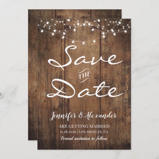 Save the Date (Vorne/Hinten)