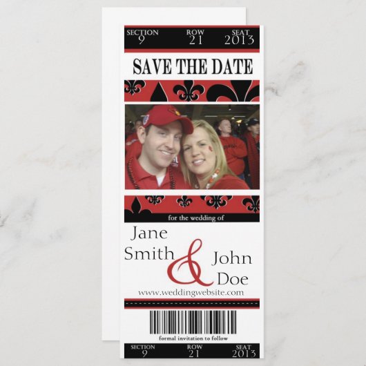 Save the Date (Vorne/Hinten)