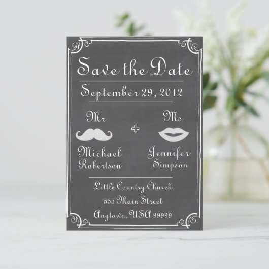 Save the Date (Stehend Vorderseite)