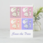 Save the Date (Stehend Vorderseite)