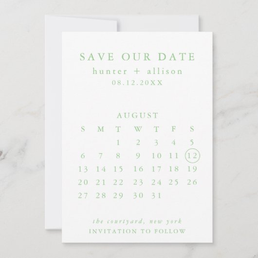Save the Date (Vorderseite)