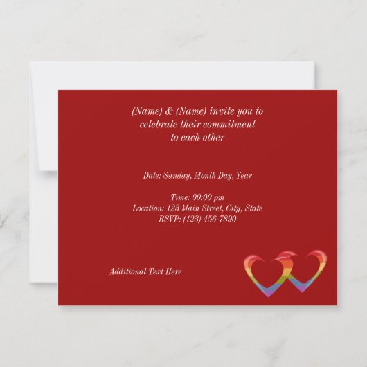 Save The Date (Rückseite)