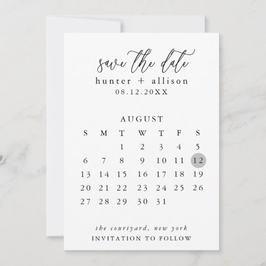 Save the Date (Vorderseite)