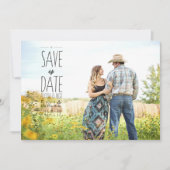 Save the Date 12x18 Postkartenaussehen (Vorderseite)