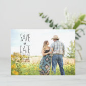 Save the Date 12x18 Postkartenaussehen (Stehend Vorderseite)