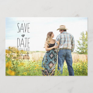 Save the Date 12x18 Postkartenblick