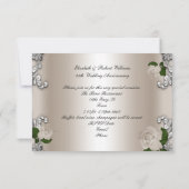 Save the Date 25-jährige Hochzeit (Rückseite)