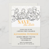 Save the Date 46. Einladungen zum Abendessen (Vorne/Hinten)