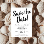 Save the Date 50. Geburtstag Einladung