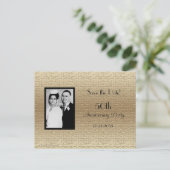 Save the Date 50 Jahre Foto Einladung (Stehend Vorderseite)