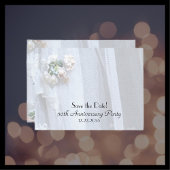 Save the Date 50 Jahre Party Ankündigungspostkarte