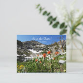 Save the Date 65. Geburtstagskündigung Ankündigungspostkarte (Stehend Vorderseite)